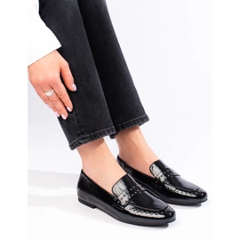 Mocasines Lacados LA.FI negro 4