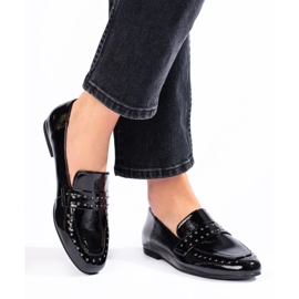 Mocasines Lacados LA.FI negro 1