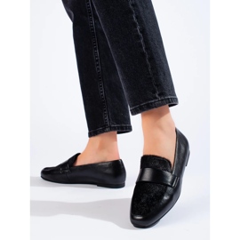 Zapatos negros con pelo 4