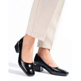 Bombas con estilo tacones altos La.Fi negro 3
