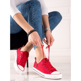 Zapatillas de mujer Big Star JJ274124 rojo 3