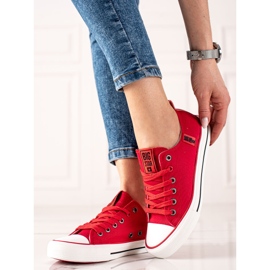 Zapatillas de mujer Big Star JJ274124 rojo 4