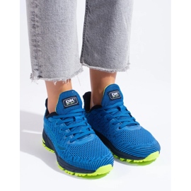 Zapatillas DK de tejido azul 2