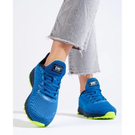 Zapatillas DK de tejido azul 3