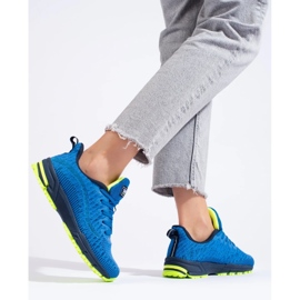 Zapatillas DK de tejido azul 4