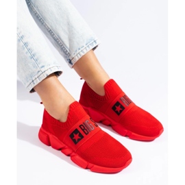 Deportivas mujer Big Star JJ274298 rojo 3
