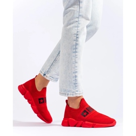 Deportivas mujer Big Star JJ274298 rojo 4