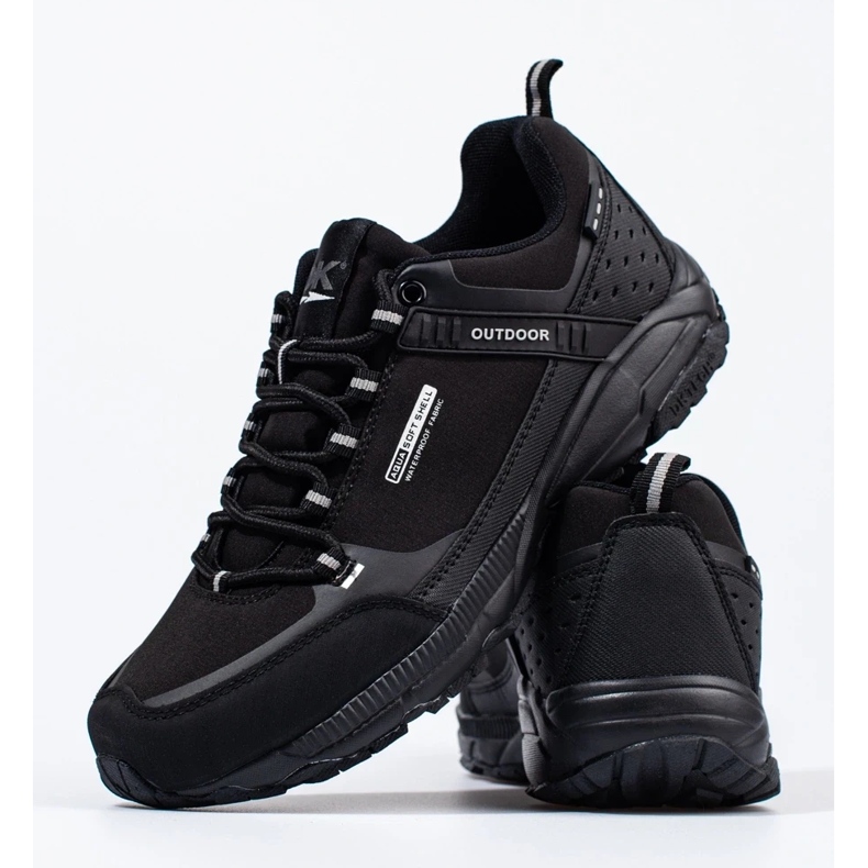 Zapatos de trekking para hombre DK negro 2