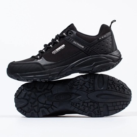 Zapatos de trekking para hombre DK negro 3