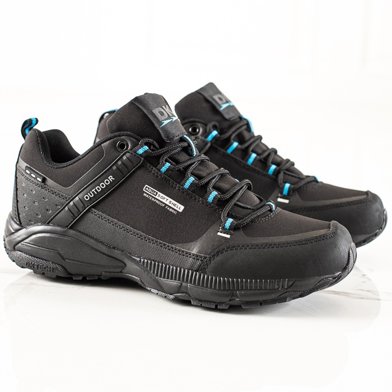 Zapatos de trekking para hombre DK negro 1