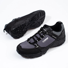 Zapatos de trekking para hombre DK negro 3