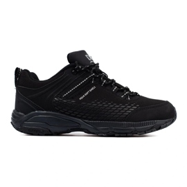 DK Zapatos de trekking negros para hombre 2