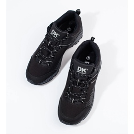 DK Zapatos de trekking negros para hombre 4