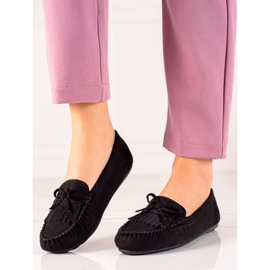 Fama Mocasines con lazo negro 3