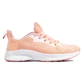 Zapatos deportivos atados naranja 1