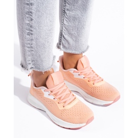 Zapatos deportivos atados naranja 4