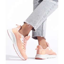 Zapatos deportivos atados naranja 5