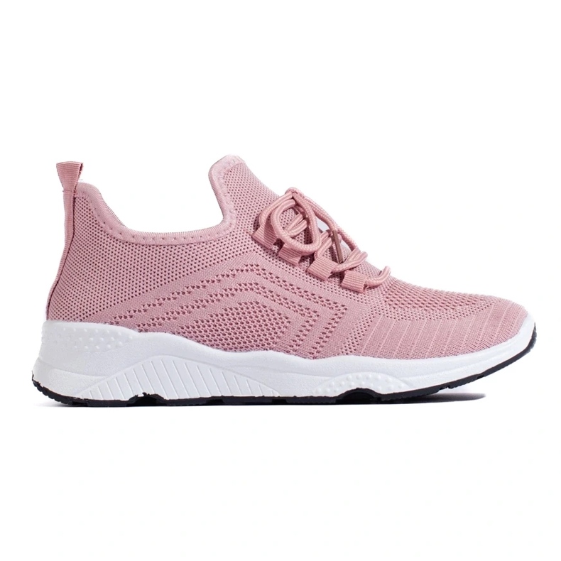 Zapatillas de deporte de moda textil rosa 2
