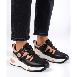 Zapatillas VINCEZA con estilo negro 4