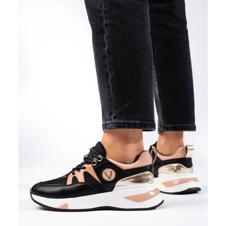Zapatillas VINCEZA con estilo negro 1