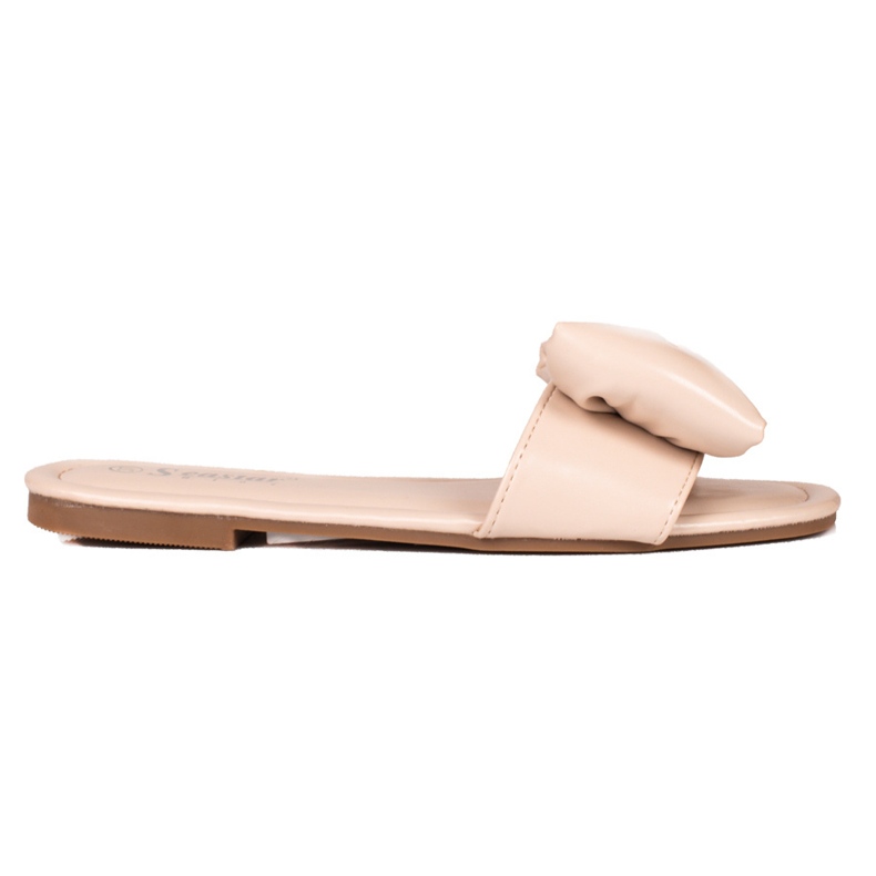 Seastar Babuchas beige con lazo 1