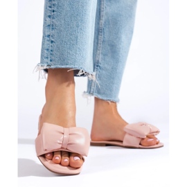Seastar Zapatillas rosas con lazo rosado 2