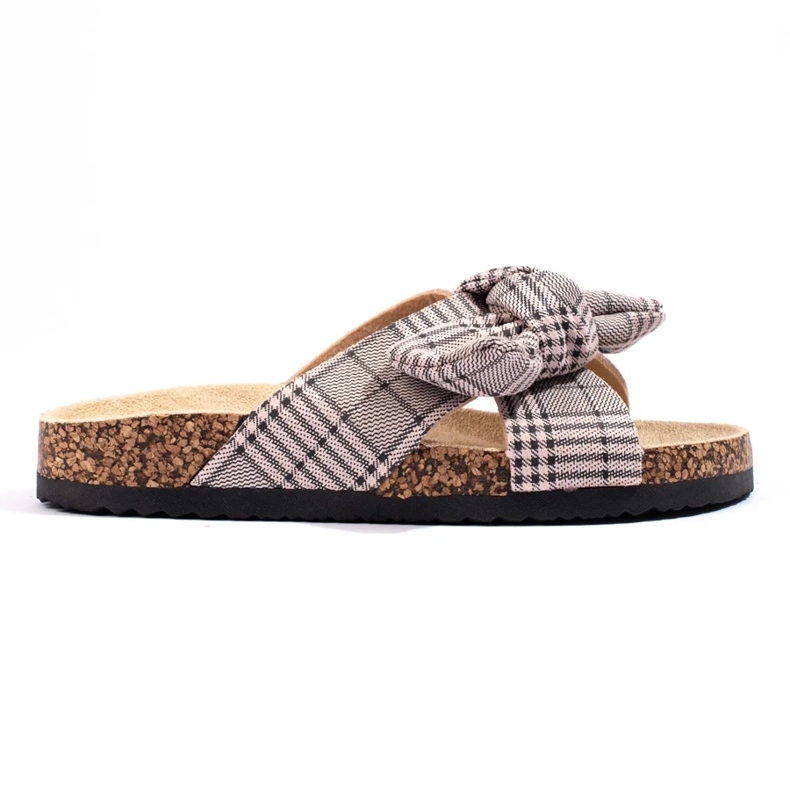 W. Potocki Zapatillas casual con lazo beige 2