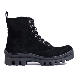 S. BARSKI Botas con cordones de S.BARSKI negro 4