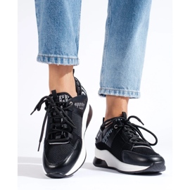 Zapatillas moda VINCEZA negro 4