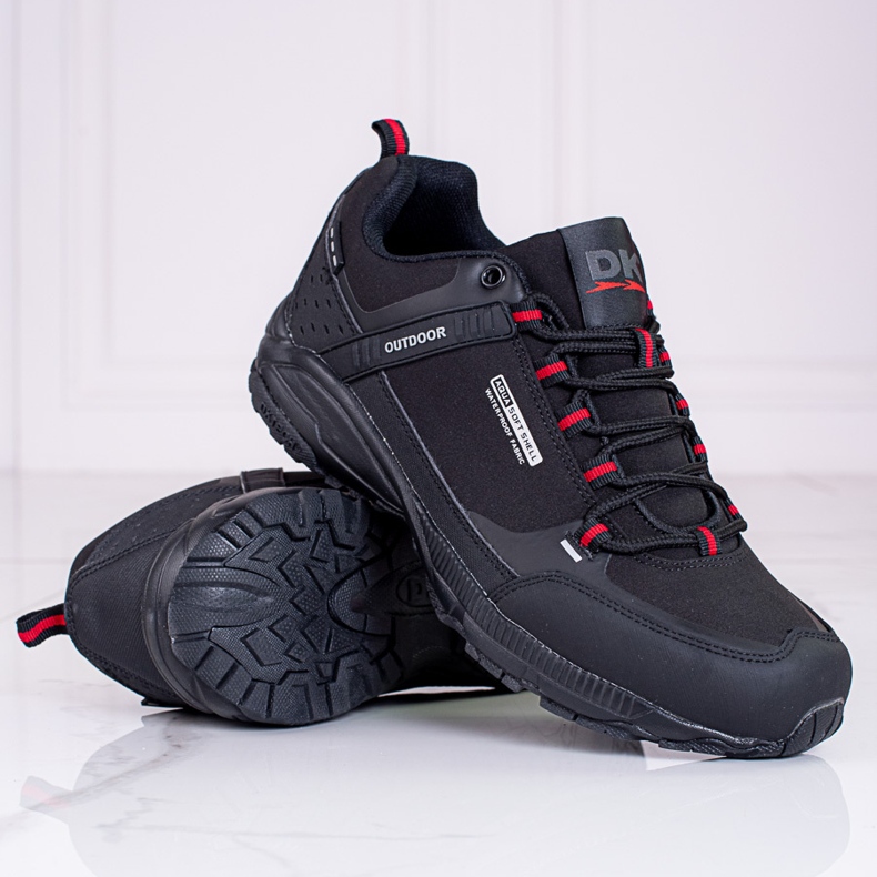 Zapatos de trekking para hombre DK negro 2