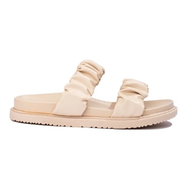 J. Star Babuchas beige con rayas 1