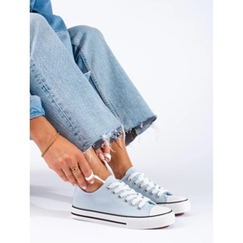 Zapatillas clásicas de mujer azul 1