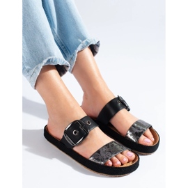 Pantuflas de mujer Big Star negro 1