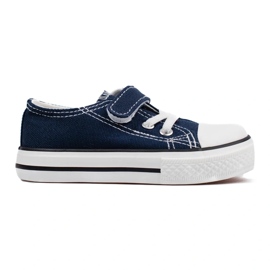 Deportivas de niño Vico, tejido azul marino 1