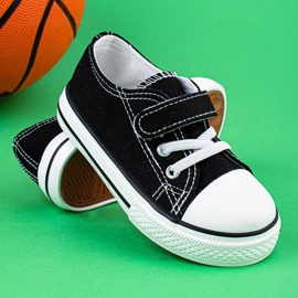 Zapatillas de niño Vico, material negro. 1