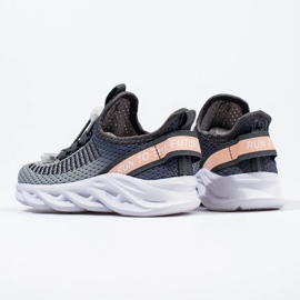 Deportivas infantiles Vico, material bicolor gris 3