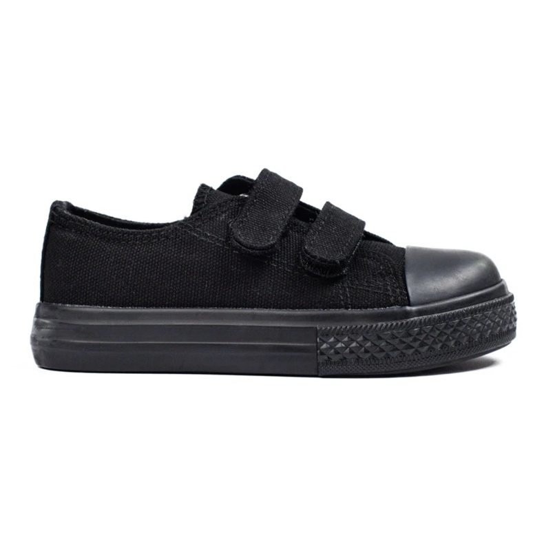Deportivas infantiles Vico con cierre de velcro negro 2