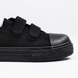 Deportivas infantiles Vico con cierre de velcro negro 4