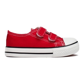 Deportivas infantiles Vico con cierre de velcro rojo 1 Deportivas infantiles Vico con cierre de velcro rojo 1