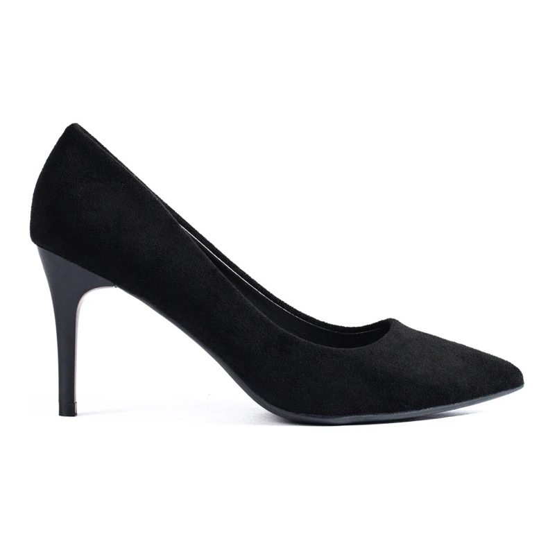 Goodin Tacones de ante negro 2