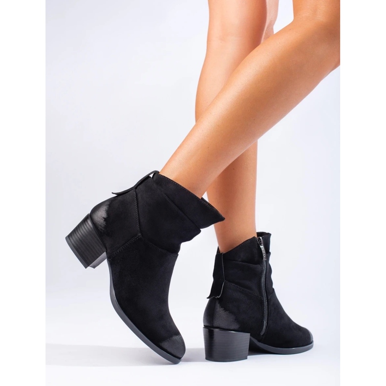 W. Potocki Botas sin cordones de mujer Potocki negras negro 2