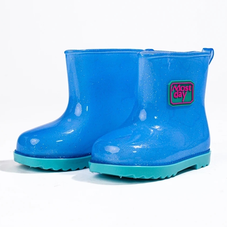 Botas de agua azules para niño 2