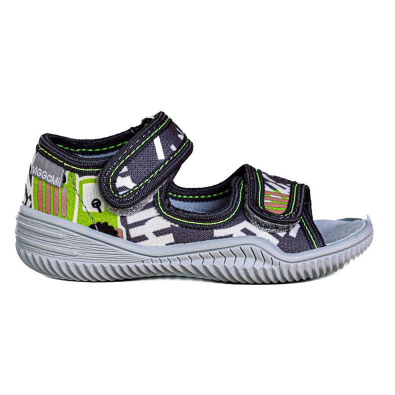 Zapatillas casa niño Viggami Ignaś druk gris 1