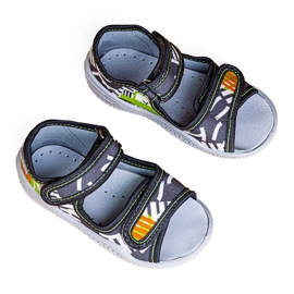 Zapatillas casa niño Viggami Ignaś druk gris 3