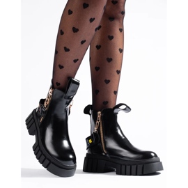 Botas de trabajador negras negro 4