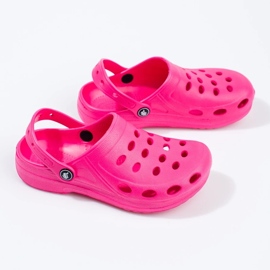Chanclas de niña rosas y ligeras. rosado 2