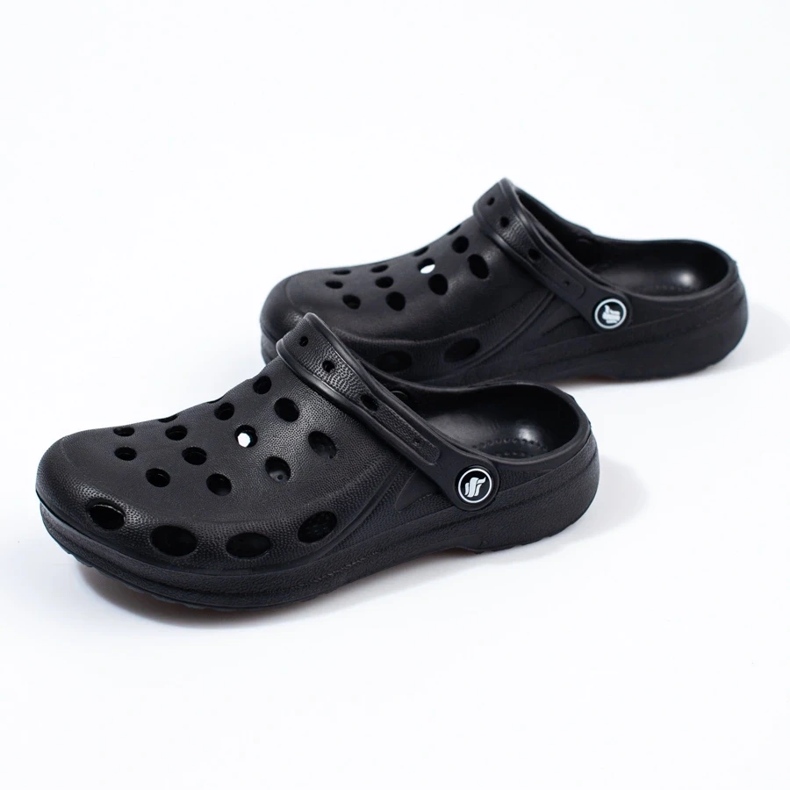 Chanclas ligeras de niño negras negro 2