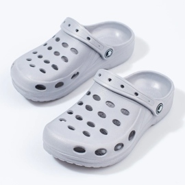 Chanclas de niño gris claro 3