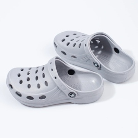 Chanclas de niño gris claro 4