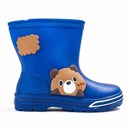 Botas de agua bajas para niños azules 4